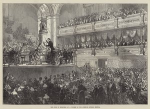 El Duque de Edimburgo en un concierto del Festival Musical de Liverpool de Sir John Charles Robinson